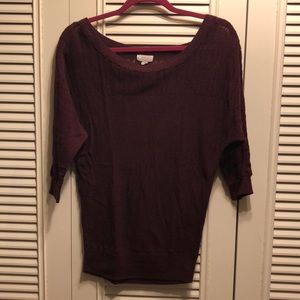 Aerie Scoop Neck 3/4 Sleeve Sweater